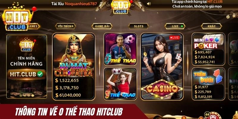 Thông tin về O thể thao Hitclub